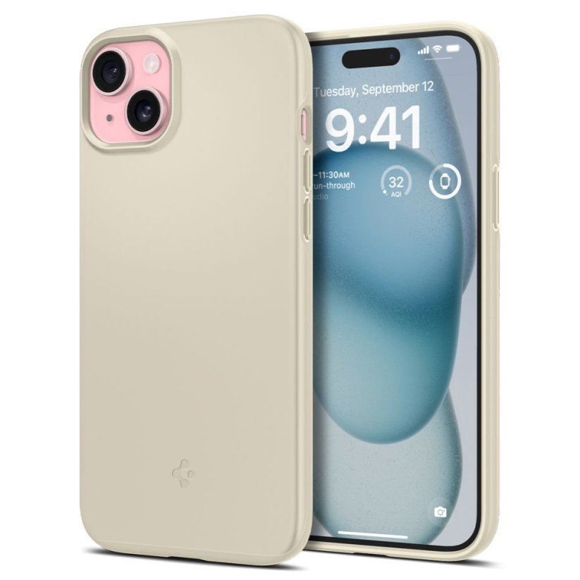 Kryt Spigen Thin Fit iPhone 15 Mute Beige