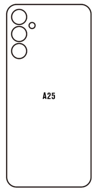 Hydrogel - zadná ochranná fólia - Samsung Galaxy A25 - Typ folie: priesvitná