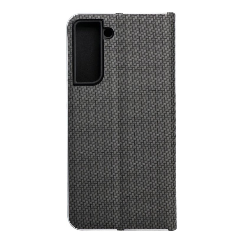 Kryt Luna Book Carbon Samsung Galaxy S21 FE Black