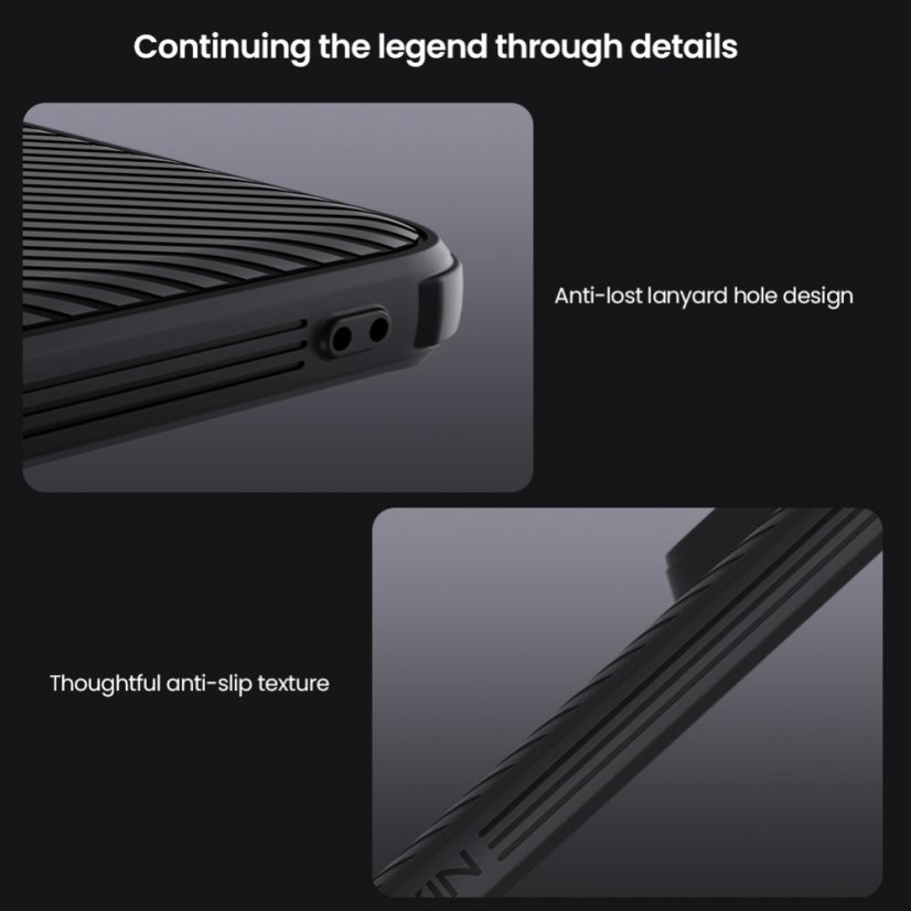 Nillkin CamShield PRO zadný kryt pre Xiaomi Redmi Note 14 Pro 5G/Poco X7 5G Blue