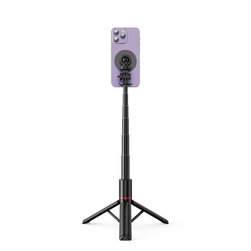 Selfie tyč Tech-Protect L06S Magsafe Bluetooth Selfie Stick Tripod Black