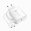Kábel Phone Charger Forcell F-Energy USB C Qc4.0 Pd 3A 25W + Cable USB C to USB C Tfk-Tc-25Wpd White