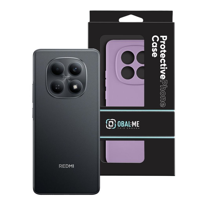 OBAL:ME Matte TPU kryt pre Xiaomi Redmi Note 15 4G/5G/Poco M8 5G Purple