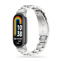 Remienok Tech-Protect Stainless Xiaomi Smart Band 8 / 8 Nfc Silver