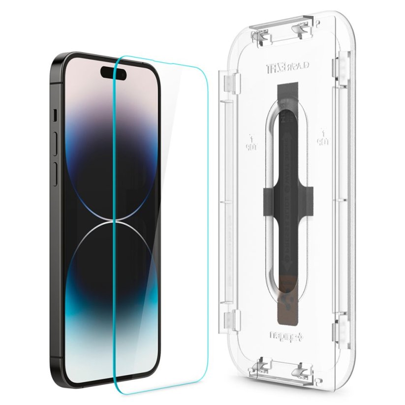 Ochranné tvrdené sklo Spigen Glas.Tr ”Ez Fit” 2-Pack iPhone 14 Pro Clear