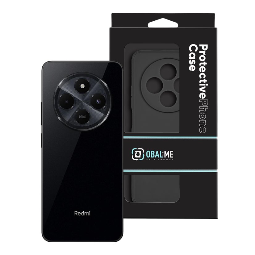 OBAL:ME Matte TPU kryt pre Xiaomi Redmi 14C 4G/Poco C75/Poco M7 Black