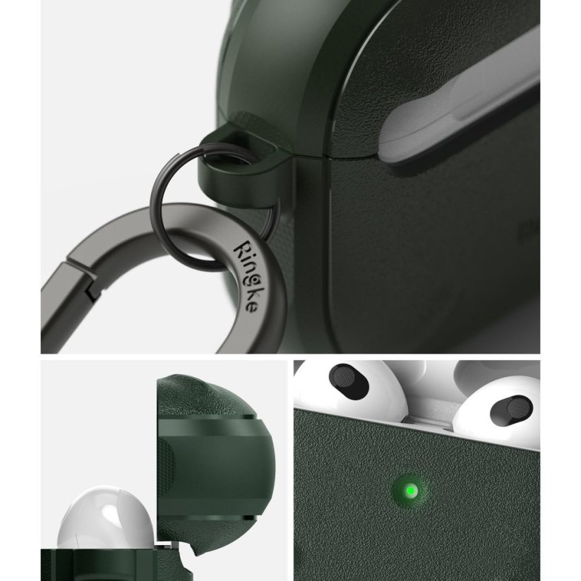 PÚZDRO/KRYT  RINGKE ONYX APPLE AIRPODS 3 DARK GREEN