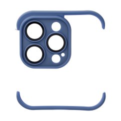 Kryt mini Bumpers With Camera Island Protection Case iPhone 14 Pro Blue