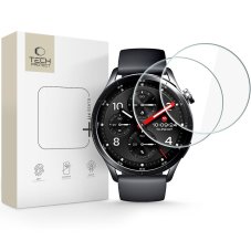 Ochranné tvrdené sklo Tech-Protect Glass Fit+ 2-Pack Xiaomi Watch S5 (46 mm) Clear