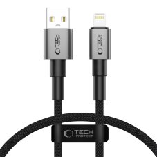 Kábel Tech-Protect Ultraboost Dna Lightning Cable 12W/2.4A 25cm Iron Grey Kábel Tech-Protect Ultraboost Dna Lightning Cable 12W/2.4A 25cm Iron Grey