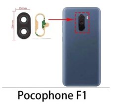 Hátsó kamera üveg cseréje - Xiaomi Pocophone F1