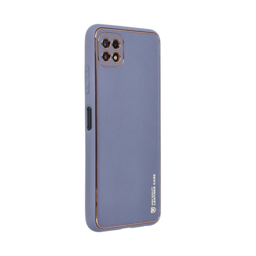 Forcell LEATHER Case  Samsung Galaxy A22 5G modrý