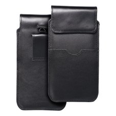 Tok Royal - Leather Universal Flap Pocket / Black - Size 3Xl - Huawei Mate 20X