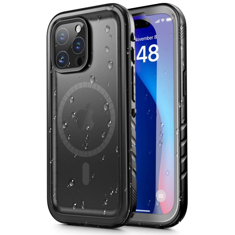 Vodeodolné púzdro Tech-Protect Shellbox Magsafe Ip68 iPhone 15 Pro Black