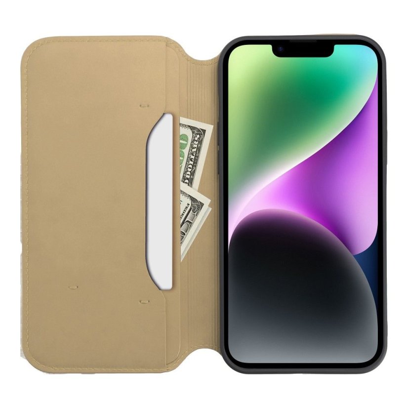 Kryt Flip Case Xiaomi Redmi Note 13 Pro 5G Dual Pocket Book Gold