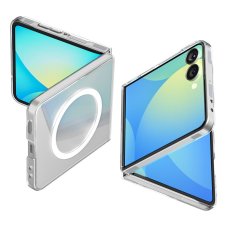 Tok Spigen Airskin Mag Magsafe Samsung Galaxy Z Flip 7 Crystal Clear/White (Crystal Clear/White) Tok Spigen Airskin Mag Magsafe Samsung Galaxy Z Flip 7 Crystal Clear/White (Crystal Clear/White)