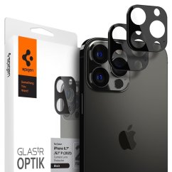 OCHRANNÉ SKLO ZADNEJ KAMERY  SPIGEN OPTIK.TR CAMERA PROTECTOR 2-PACK iPhone 13 Pro / 13 Pro Max GRAPHITE