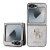 Guess PU 4G Metal Logo zadný kryt pre Samsung Galaxy Z Flip 6/7 FE Pink