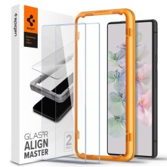 Ochranné tvrdené sklo Spigen Alm Glas.Tr Slim 2-Pack Google Pixel 7 Clear