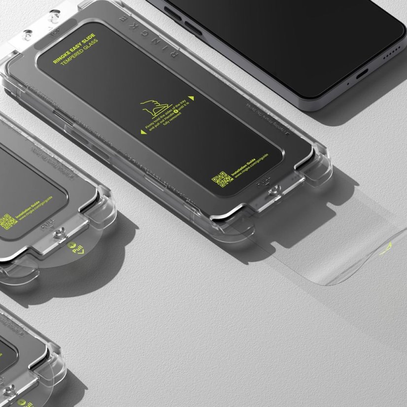 2ks v balení, set ochranných skiel Ringke Easy Slide 2-Pack Nothing Phone 3A / 3A Pro Clear