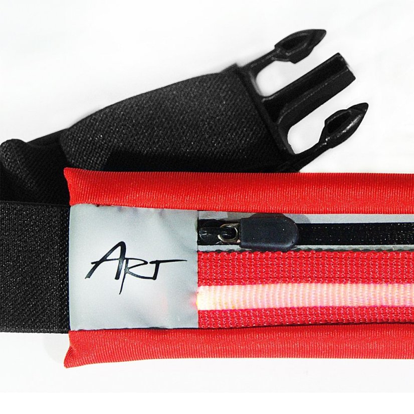 Tok Art Sport Belt With Case And Light Aps-01R Red