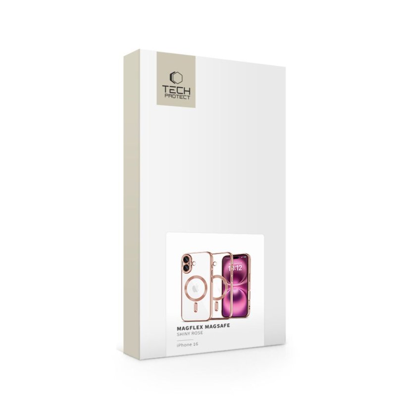 Kryt Tech-Protect Magflex Magsafe iPhone 16 Shiny Rose