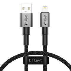 Kábel Tech-Protect Ultraboost Dna Lightning Cable 12W/2.4A 25cm Iron Grey Kábel Tech-Protect Ultraboost Dna Lightning Cable 12W/2.4A 25cm Iron Grey