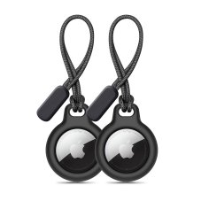 Tok Tech-Protect Rough Chain 2-Pack Apple Airtag 1/2 Black