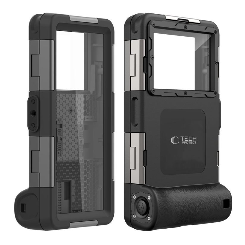 Vodeodolné púzdro Tech-Protect Ipx8 Universal Diving Waterproof Case Black