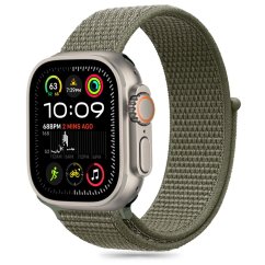 Remienok Tech-Protect Nylon Apple Watch 6 / 7 / 8 / 9 / 10 / SE / Ultra 1 / 2 (44 / 45 / 46 / 49 mm) Cargo Khaki