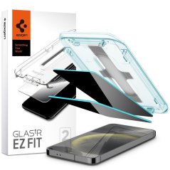 Ochranné tvrdené sklo Spigen Glas.Tr ”Ez Fit” 2-Pack Samsung Galaxy S24 Privacy