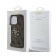 Guess PU 4G Metal Logo zadný kryt pre iPhone 16 Pro Max Brown