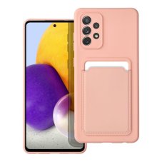 Kryt Forcell CARD Case  Samsung Galaxy A72 ružový