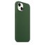 iPhone 13 mini Silicone Case s MagSafe - Clover design (zelený)
