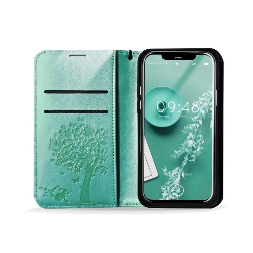 Tok MEZZO Book Case Xiaomi Redmi Note 10 Pro strom Green