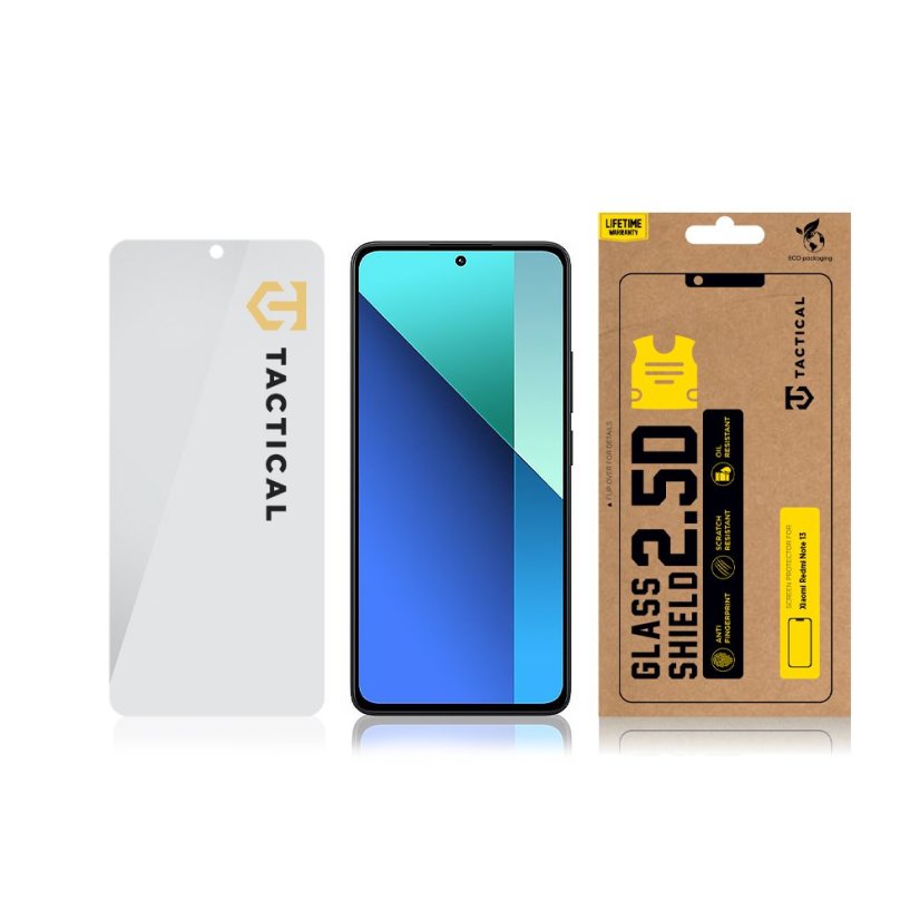 Tactical Glass Shield 2.5D sklo pre Xiaomi Redmi Note 13 4G/5G/14S Clear