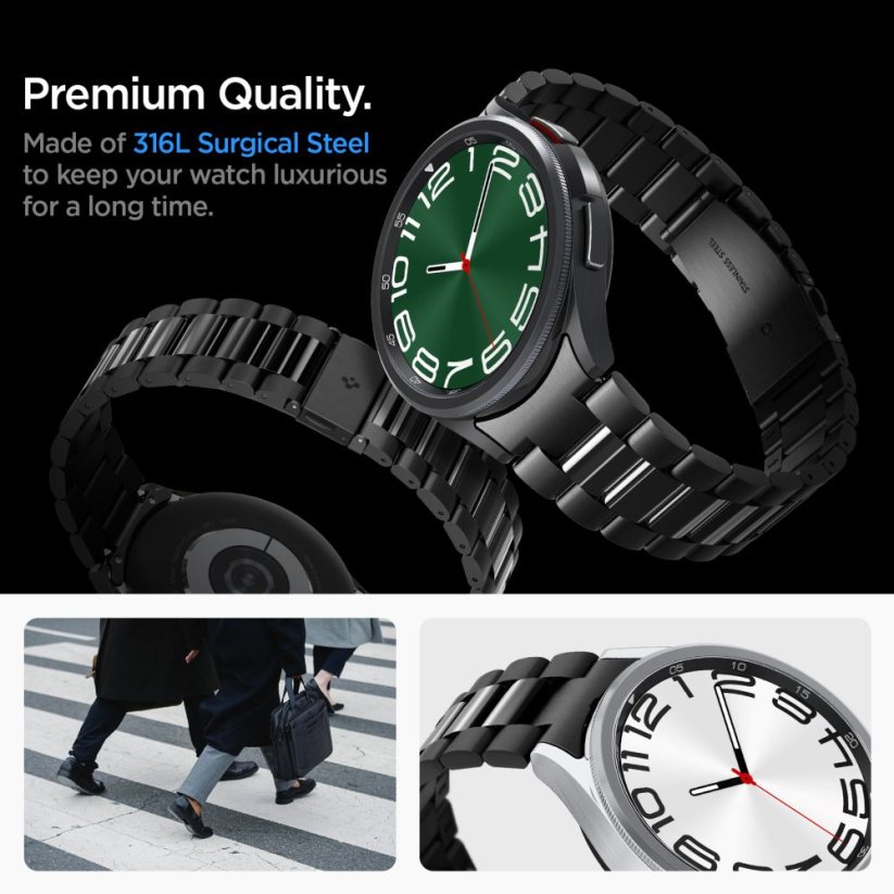 Remienok Spigen Modern Fit Band Samsung Galaxy Watch 6 Classic (47 mm) Black