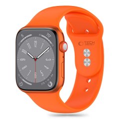 Remienok Tech-Protect Silicone Apple Watch 6 / 7 / 8 / 9 / 10 / SE / Ultra 1 / 2 (44 / 45 / 46 / 49 mm) Bright Orange