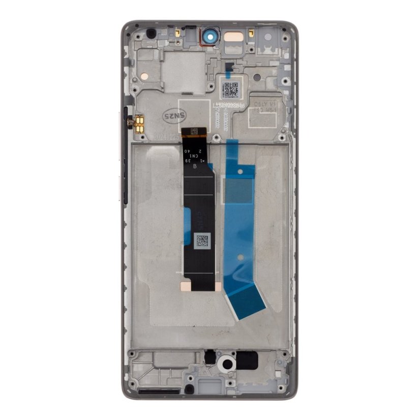 Kijelző kerettel Xiaomi Redmi Note 14 Pro 4G Golden (Service Pack - eredeti pótalkatrész)