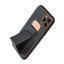 Forcell LEATHER Case Kickstand  iPhone 13 Pro Max  čierny