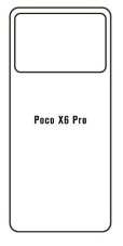 Hidrogél - hátsó védőfólia - Xiaomi Poco X6 Pro