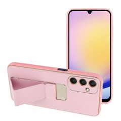 Kryt Leather Case Kickstand Samsung Galaxy A25 5G Pink Kryt Leather Case Kickstand Samsung Galaxy A25 5G Pink