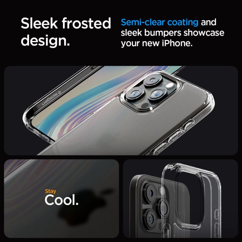 Kryt Spigen Ultra Hybrid iPhone 15 Pro Frost Clear