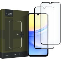 Ochranné tvrdené sklo Hofi Glass Pro+ 2-Pack Samsung Galaxy A15 4G / 5G / A25 5G Black