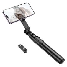 Selfie tyč Selfie Stick Hoco Tripod With Wireless Remote Control Magnetic K25 Black