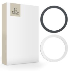 Kryt Tech-Protect Magmat Magsafe Universal Magnetic Ring 2-Pack Black & Silver