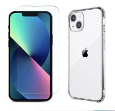 2PACK - Ochranné tvrdené sklo + transparentný kryt pre iPhone 14 Plus 2PACK - Ochranné tvrdené sklo + transparentný kryt pre iPhone 14 Plus