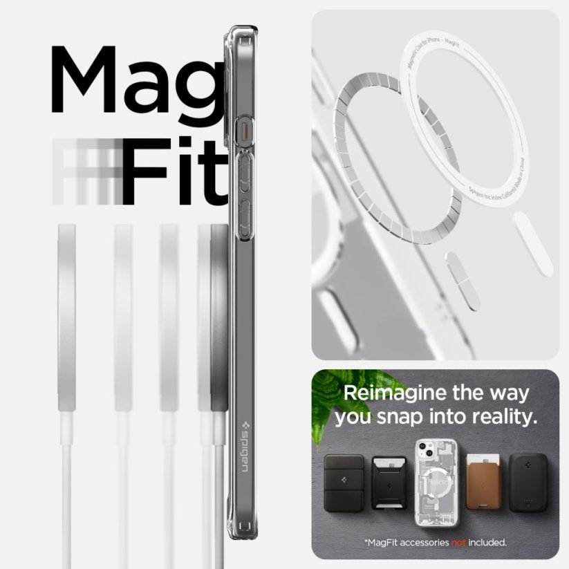Kryt Spigen Ultra Hybrid Mag Magsafe iPhone 15 Plus Zero One White
