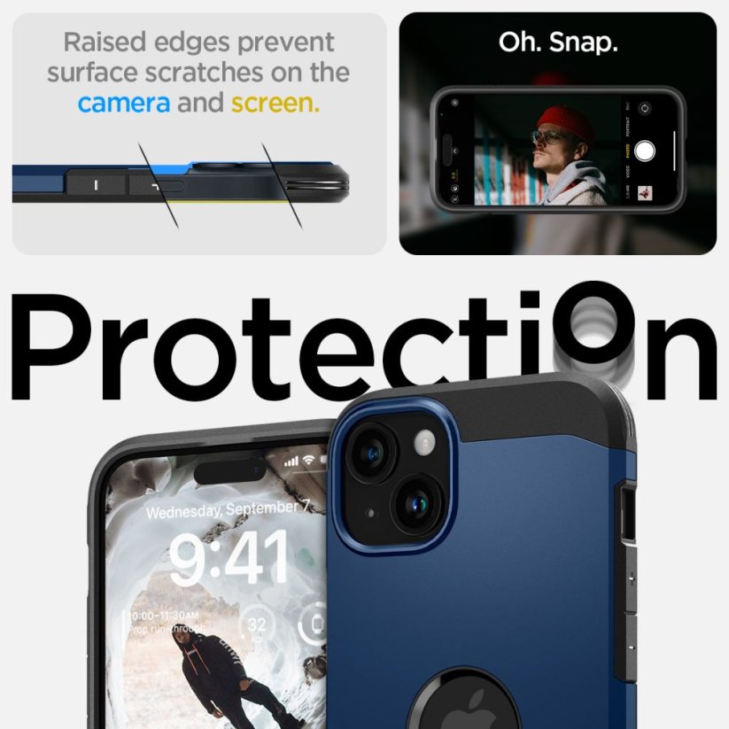 Kryt Spigen Tough Armor Mag Magsafe iPhone 15 Navy Blue