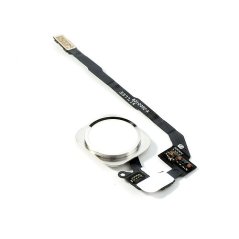 iPhone 5S, iPhone SE - Home button + home button flex kábel (biely) iPhone 5S, iPhone SE - Home button + home button flex kábel (biely)